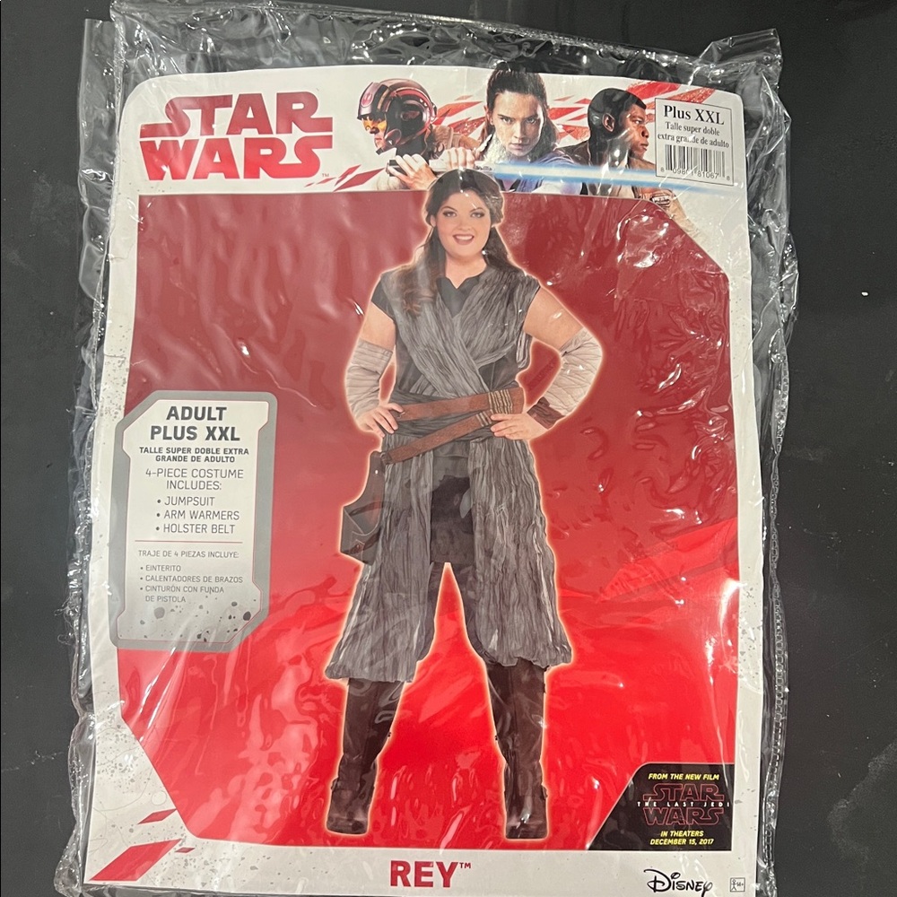 Disney Star Wars Rey Adult Costume - Gray and Brown